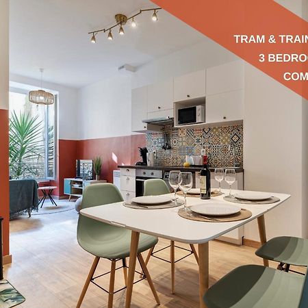 Cosy And Trendy 3 Bedrooms Train Tramway 니스 외부 사진